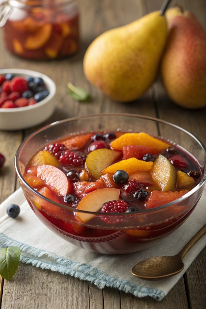 madeira wine fruit compote