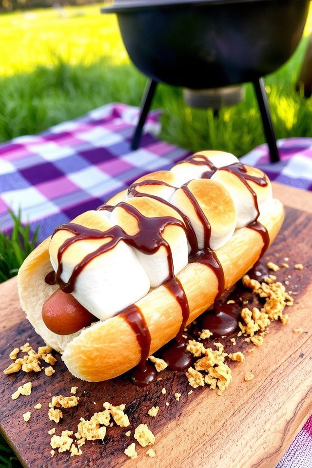 sweet and savory hot dog