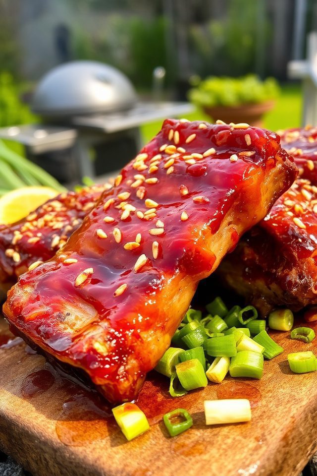 sweet and savory ribs