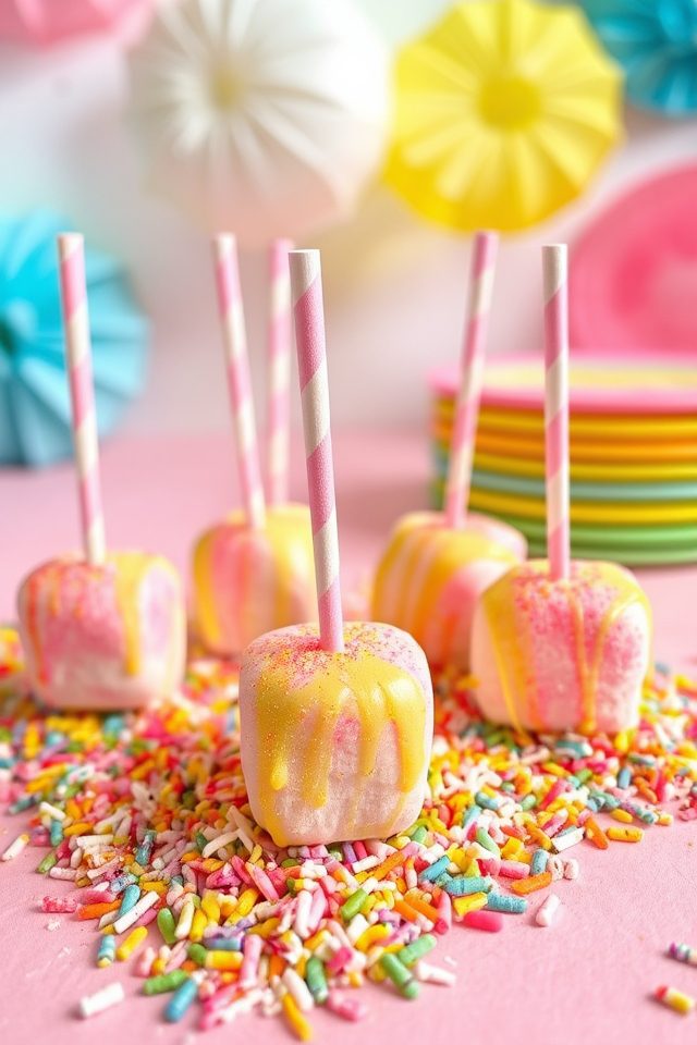 sweet and sour marshmallow snack