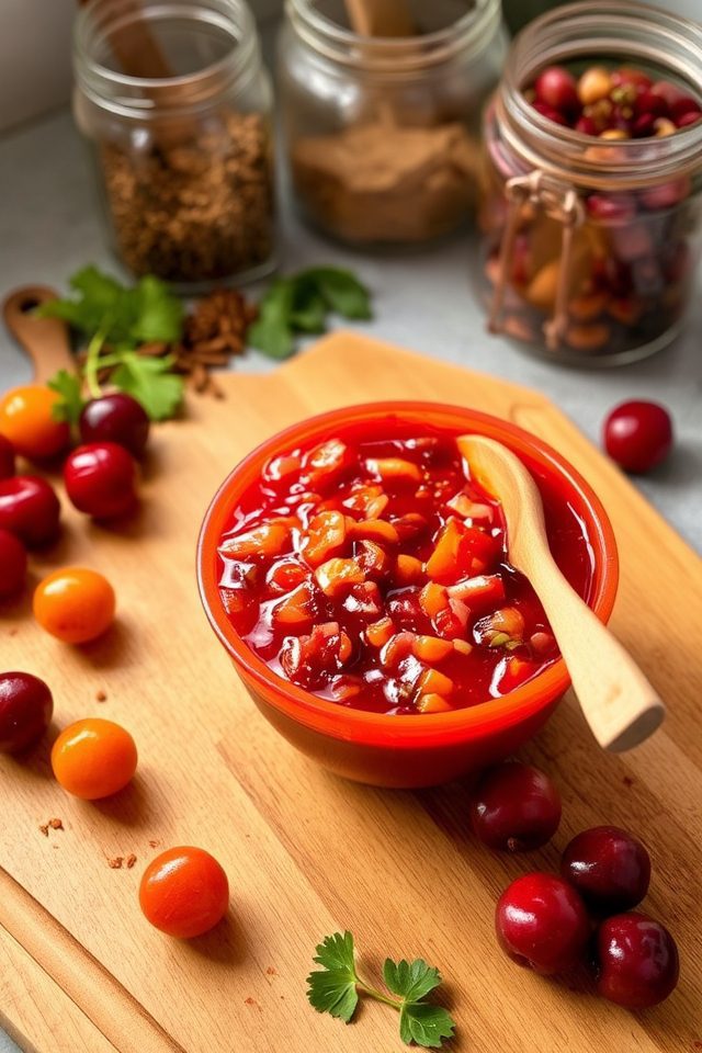 sweet and spicy chutney