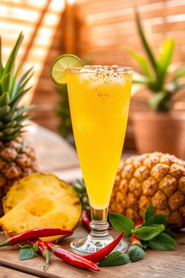 sweet and spicy cocktail