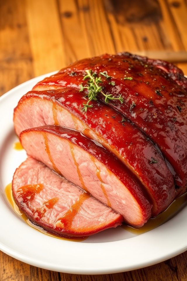 sweet brown sugar glaze