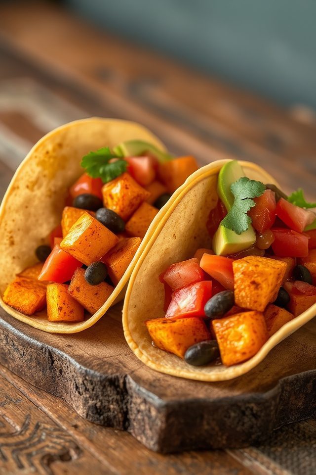 sweet potato mexican tacos
