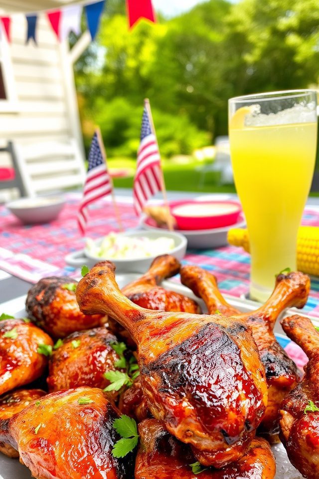 tangy bbq chicken drumsticks