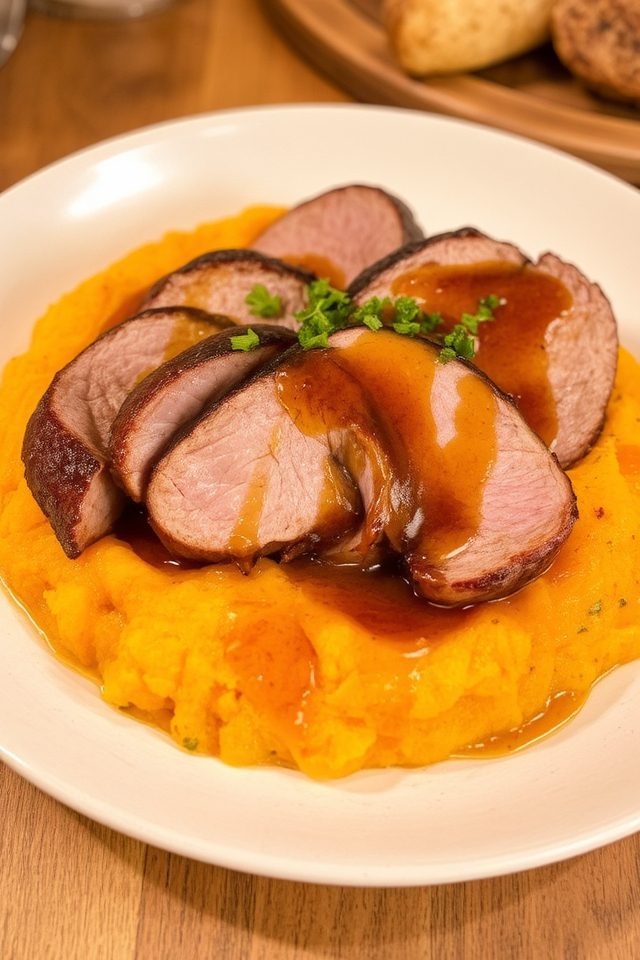 tender pork and potatoes