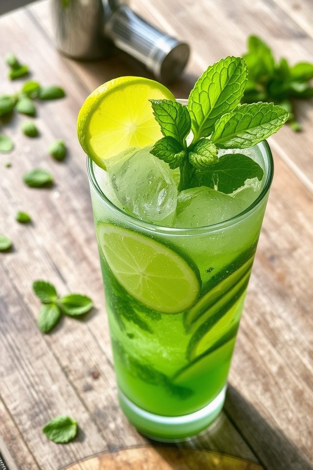 tequila infused mint mojito refreshment