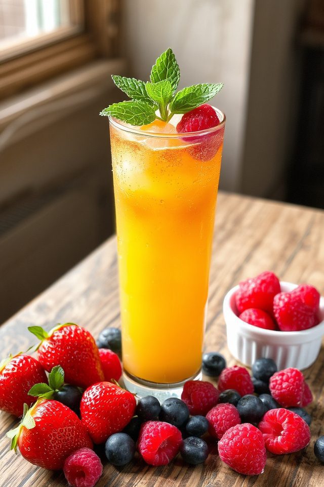 tropical berry antioxidant beverage