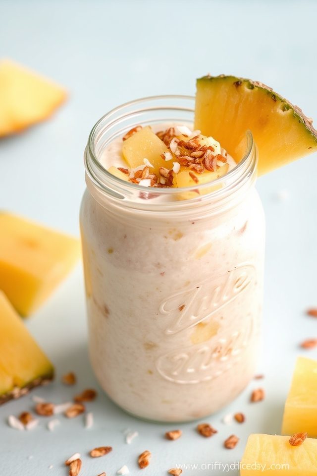 tropical coconut oat delight