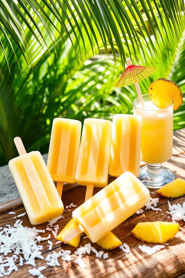 tropical frozen cocktail treats