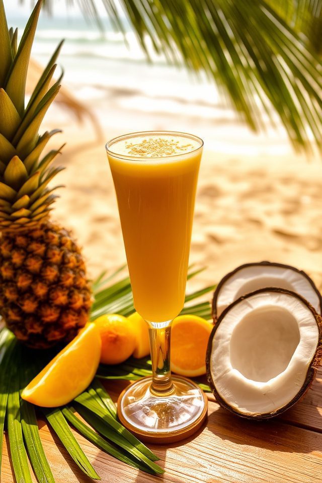tropical fruity cocktail delight