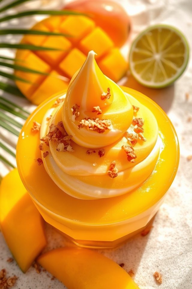 tropical mango frozen custard