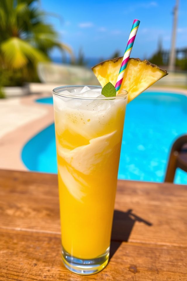 tropical pineapple coconut delight