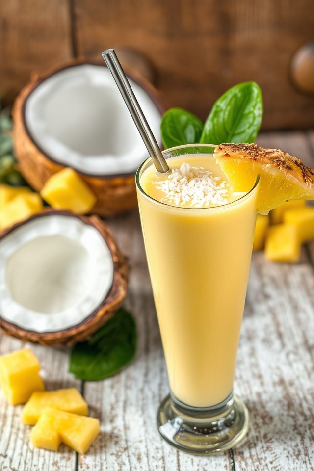 tropical protein shake delight