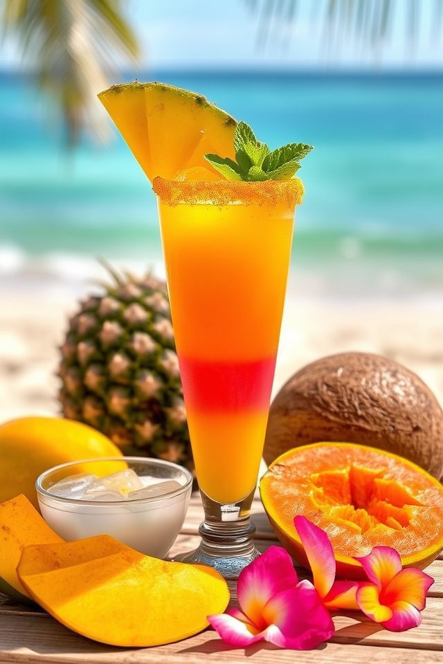 tropical summer juice escape