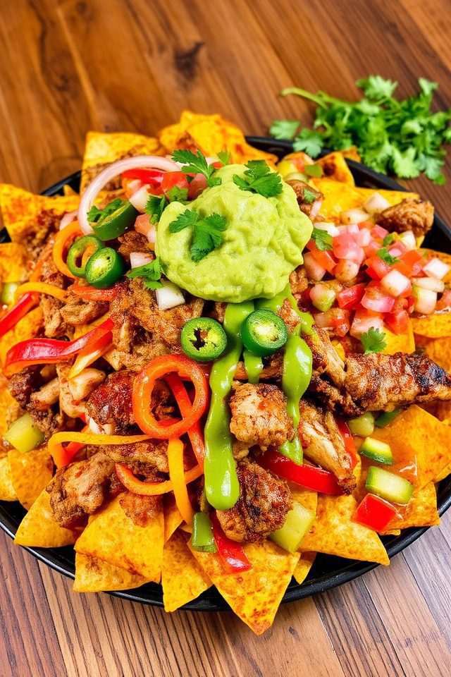 ultimate fajita nachos delight