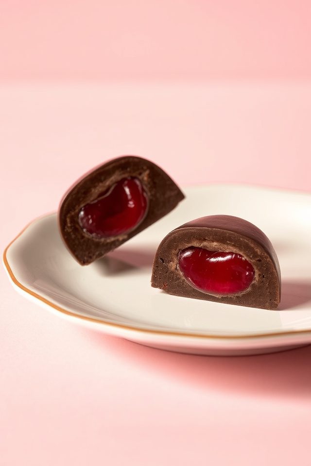 valentines chocolate cherry treats