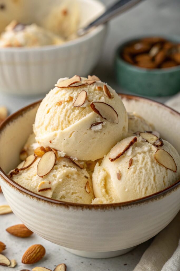 creamy vanilla almond delight
