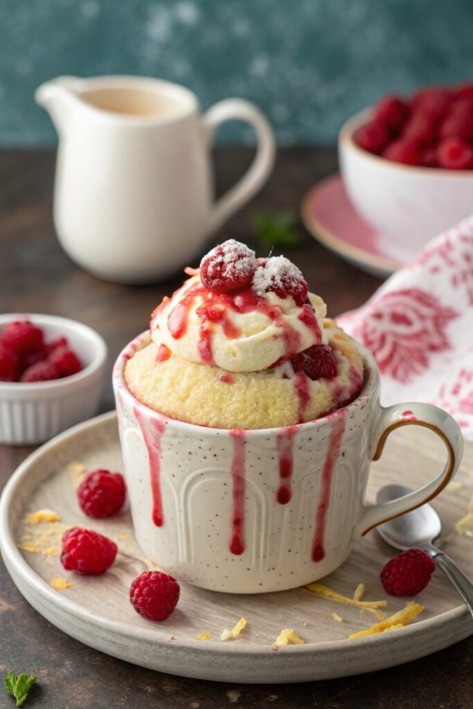 quick vanilla raspberry delight