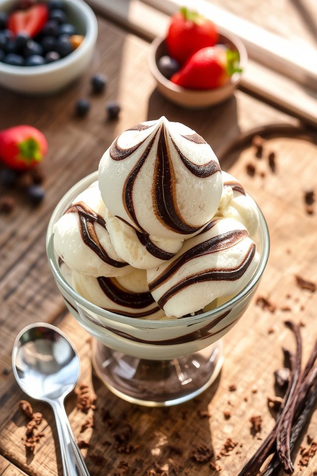 vanilla chocolate swirl delight