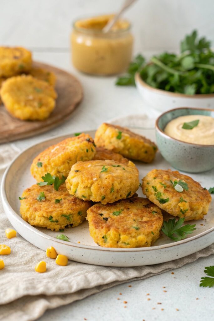 Vegan Corn Fritters