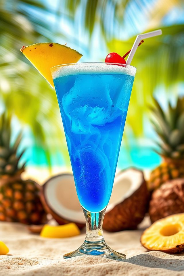 vibrant tropical cocktail delight