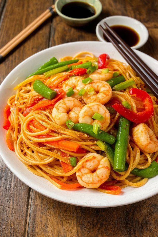 vibrant yaki ramen stir fry