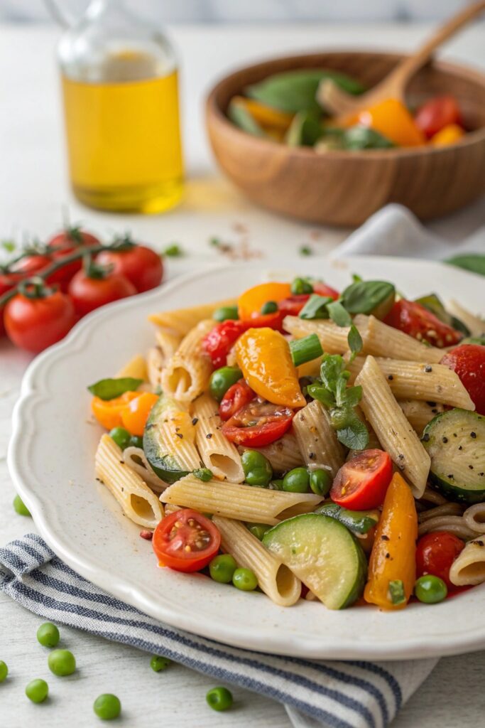 healthy whole grain pasta