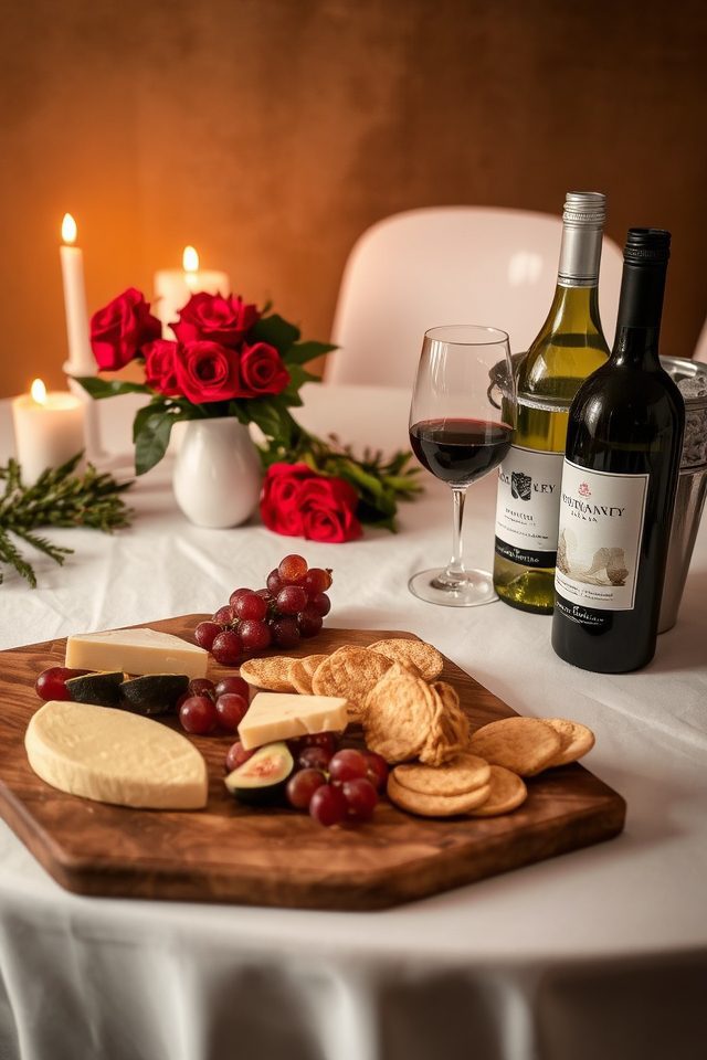 wine and cheese pairing