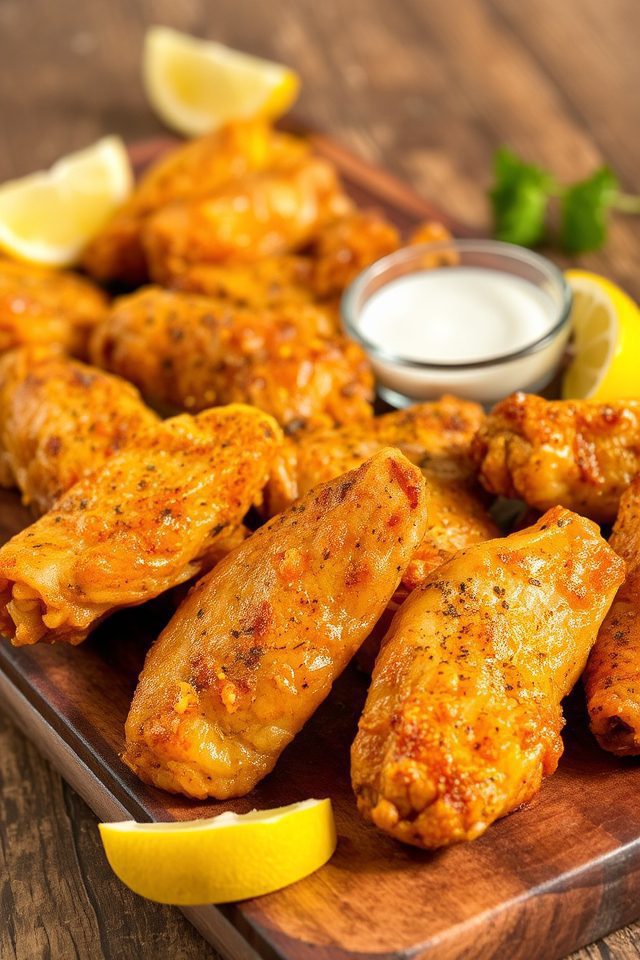 zesty crispy chicken wings