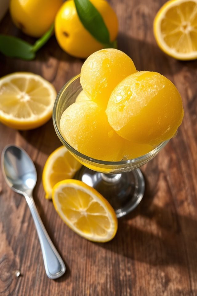 zesty lemon frozen delight