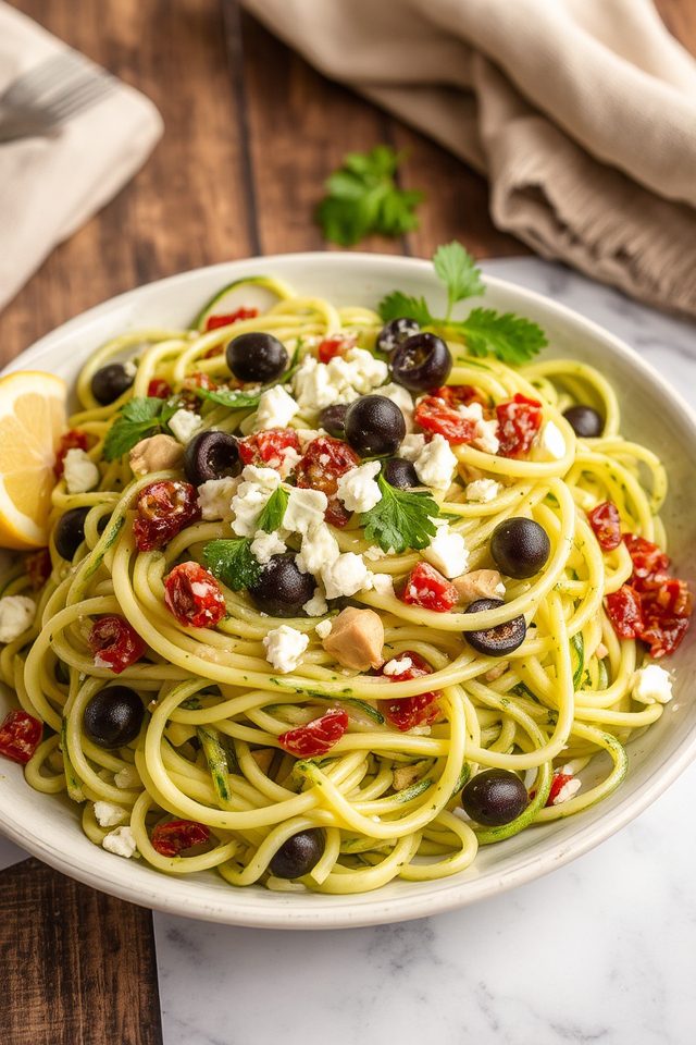 zesty mediterranean summer salad