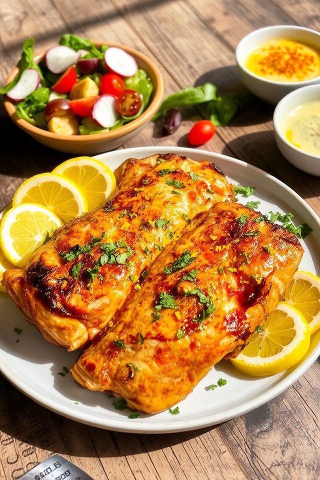 zesty spicy chicken thighs