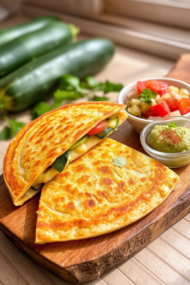zucchini cheese quesadilla recipe