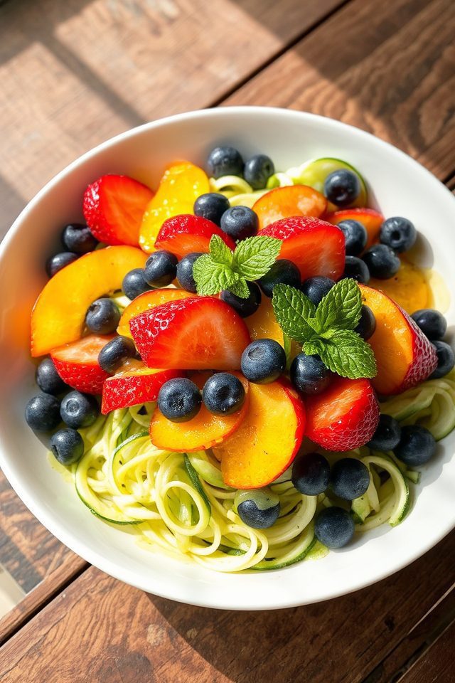 zucchini fruit salad recipe