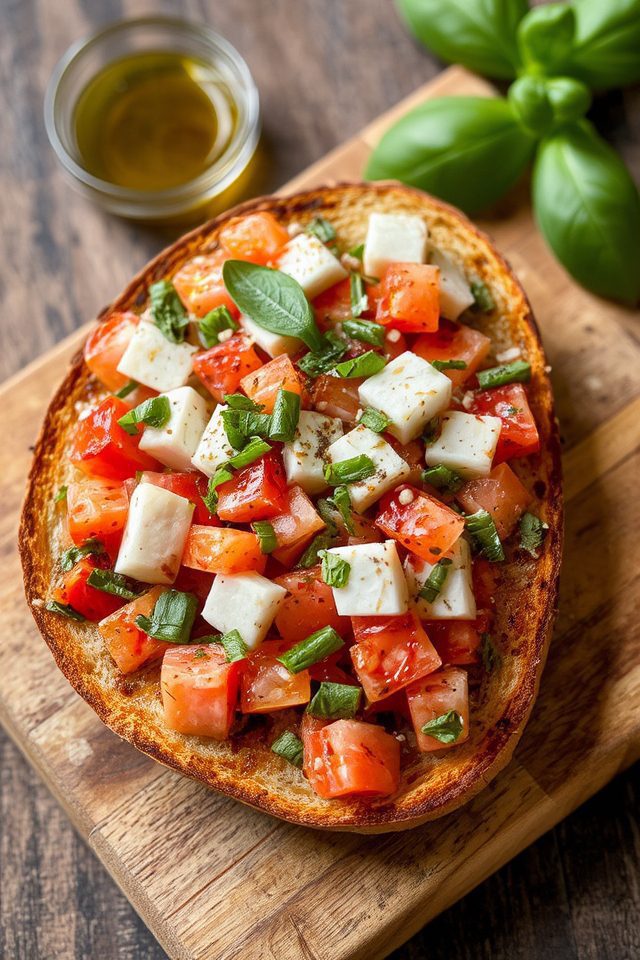 Tomato and Basil Bruschetta