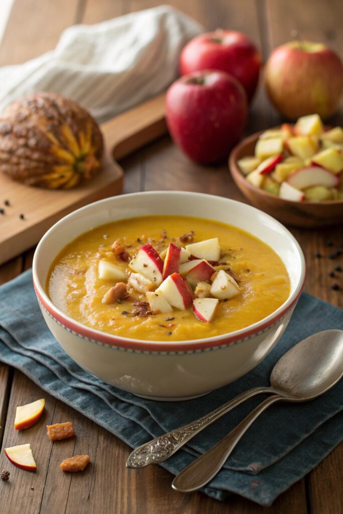 autumn acorn squash soup