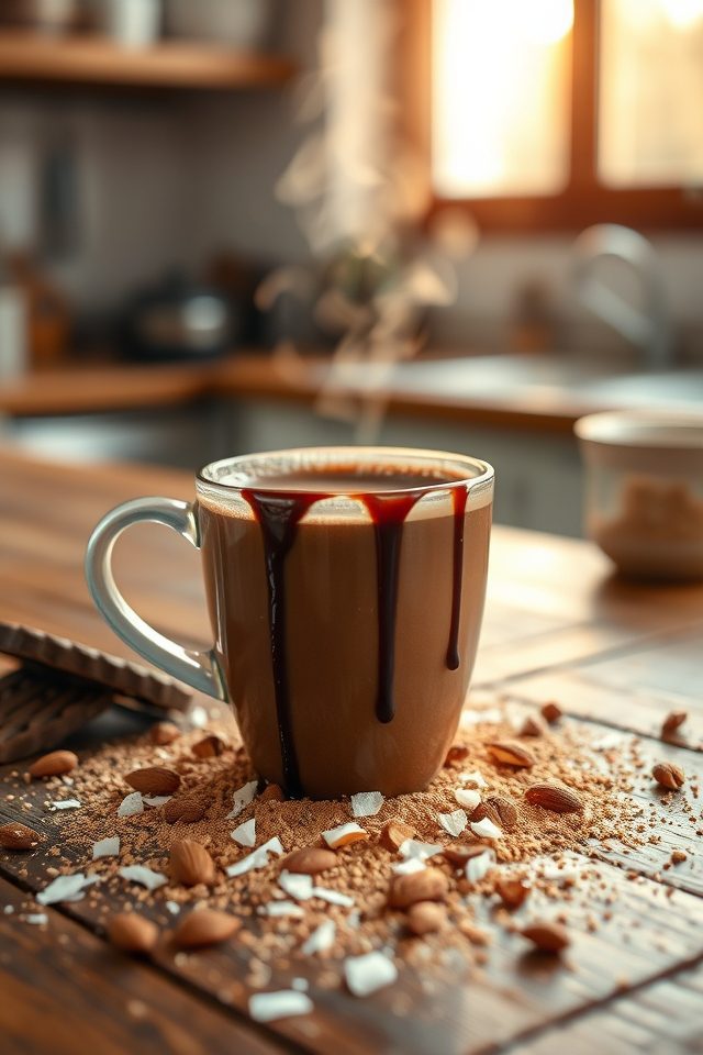 almond infused coffee delight