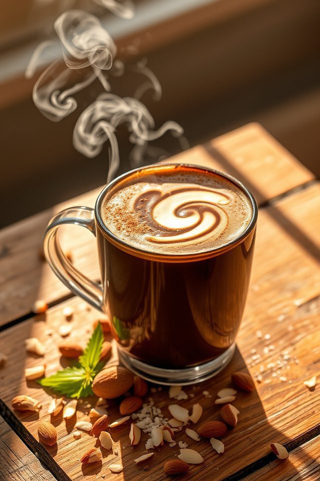 almond joy inspired coffee