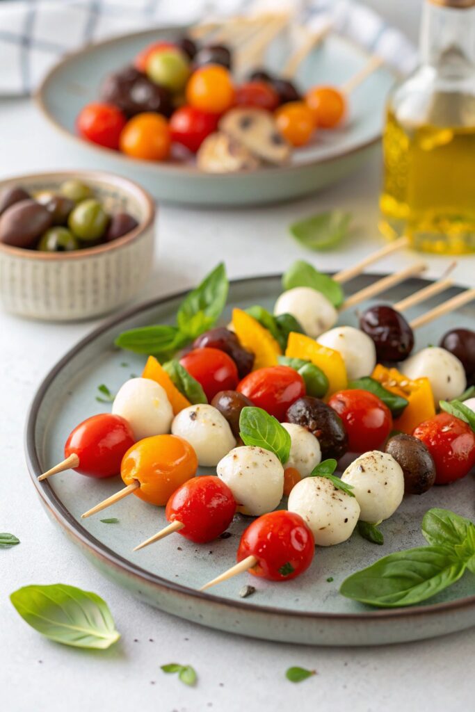 vibrant italian flavors skewer