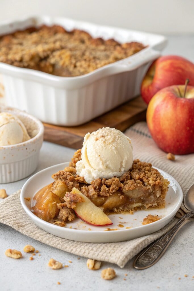 slow cooker apple crisp