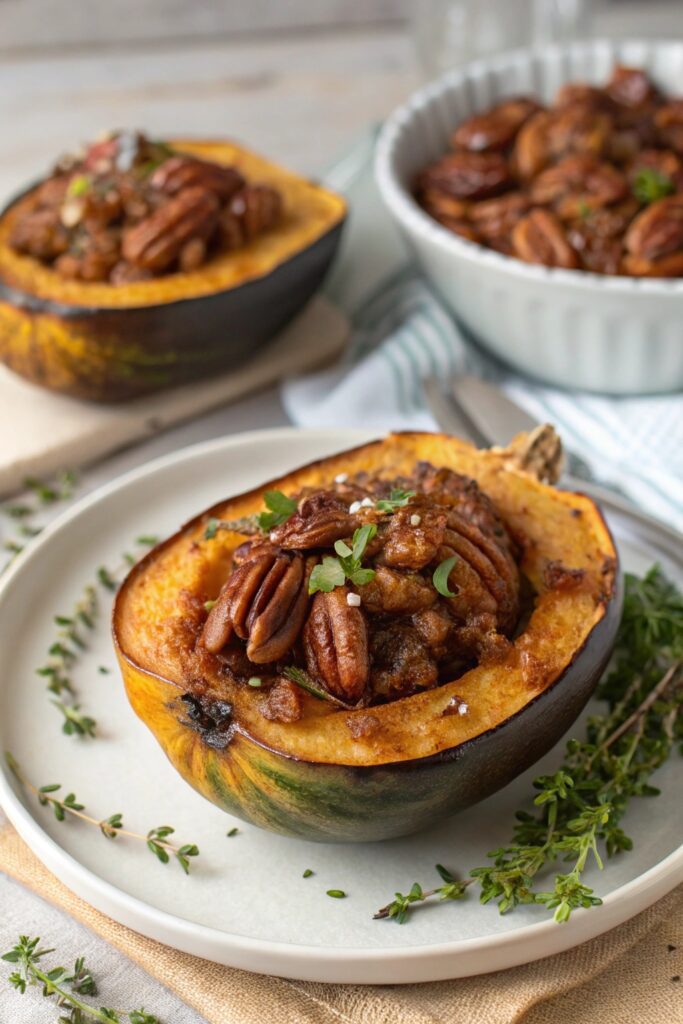 baked acorn squash delight