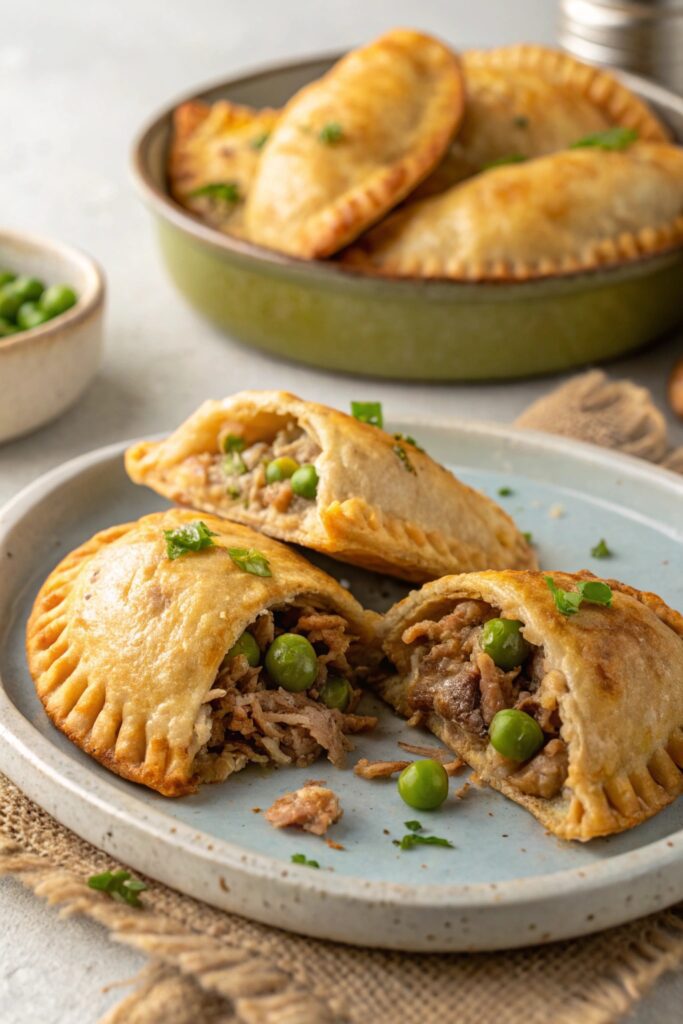 savory baked pork pastries