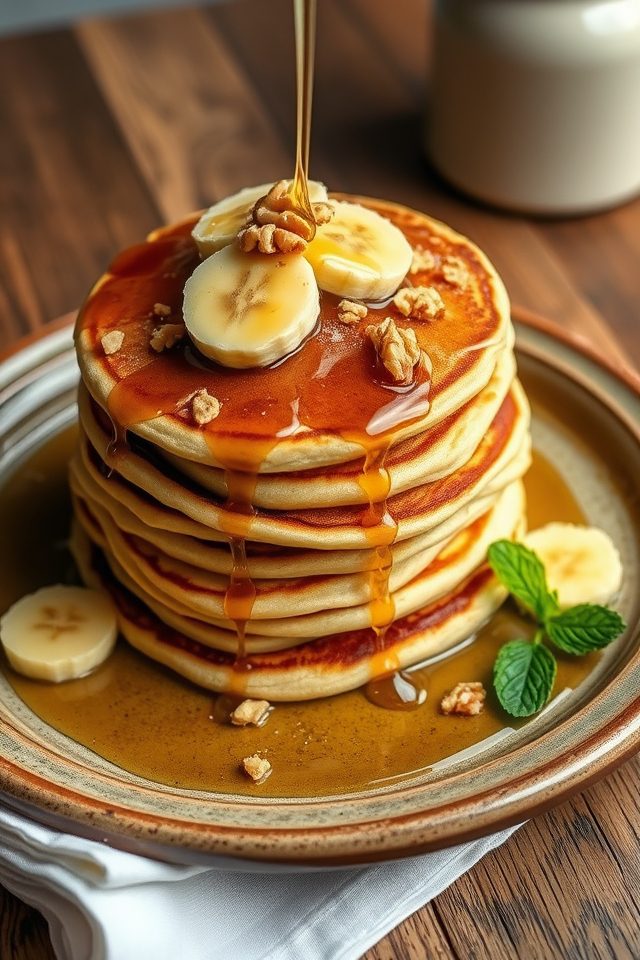 banana nut pancake delight