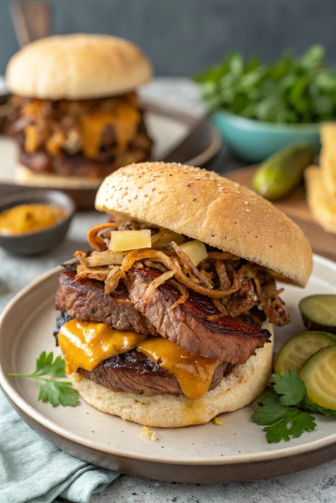 tender bbq brisket sandwiches