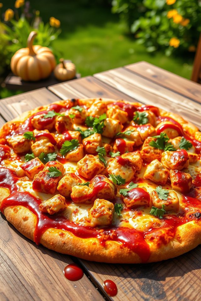 bbq chicken cheese delight