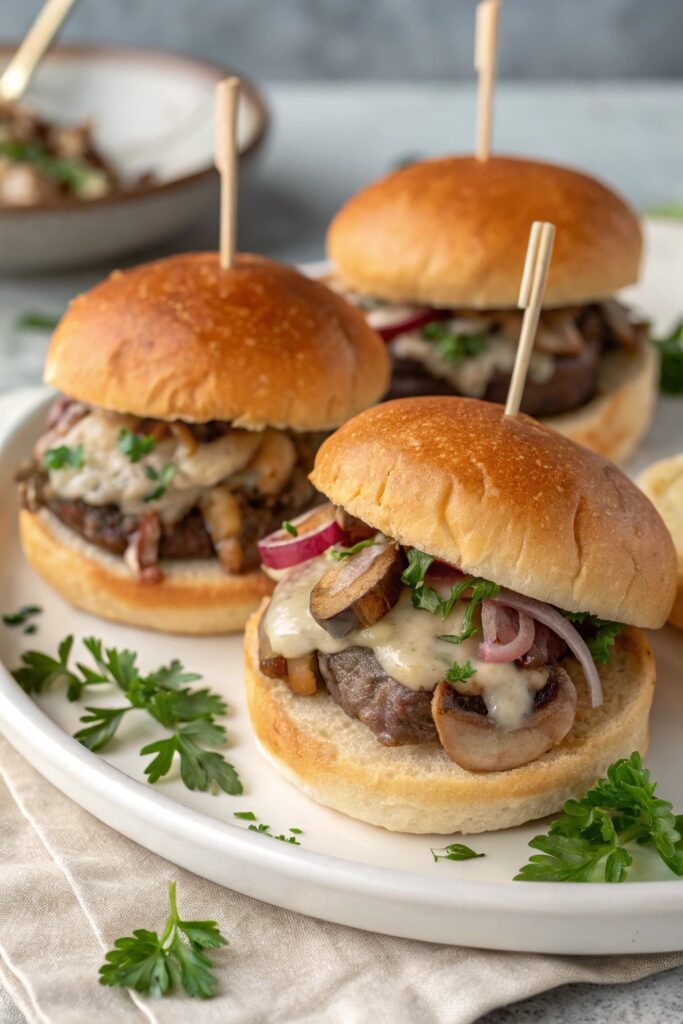 beef stroganoff slider delight