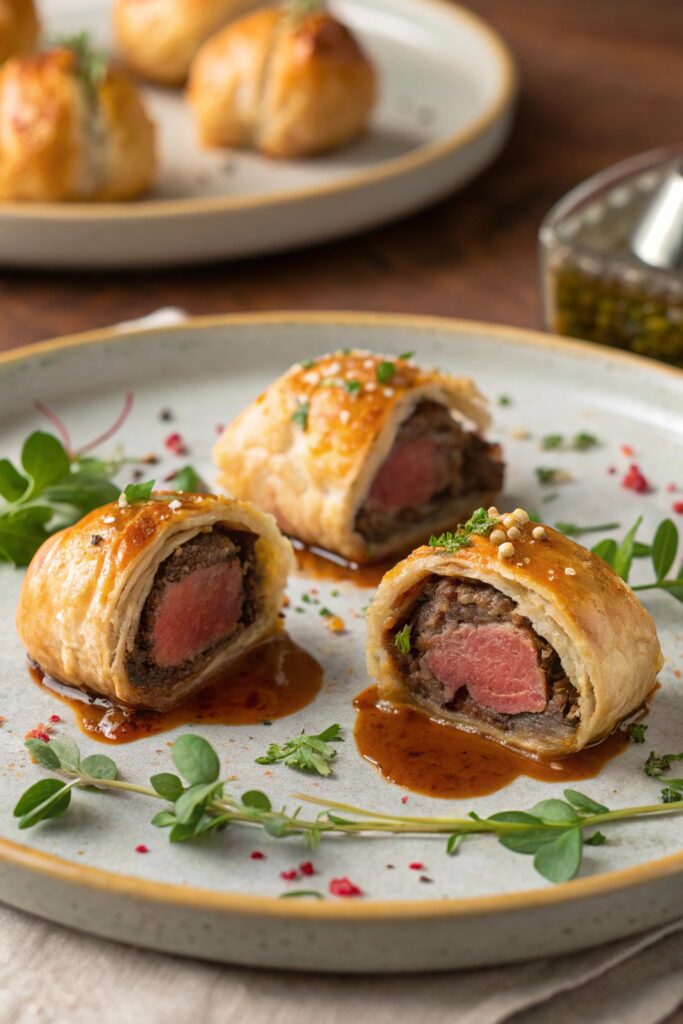 savory beef pastry bites