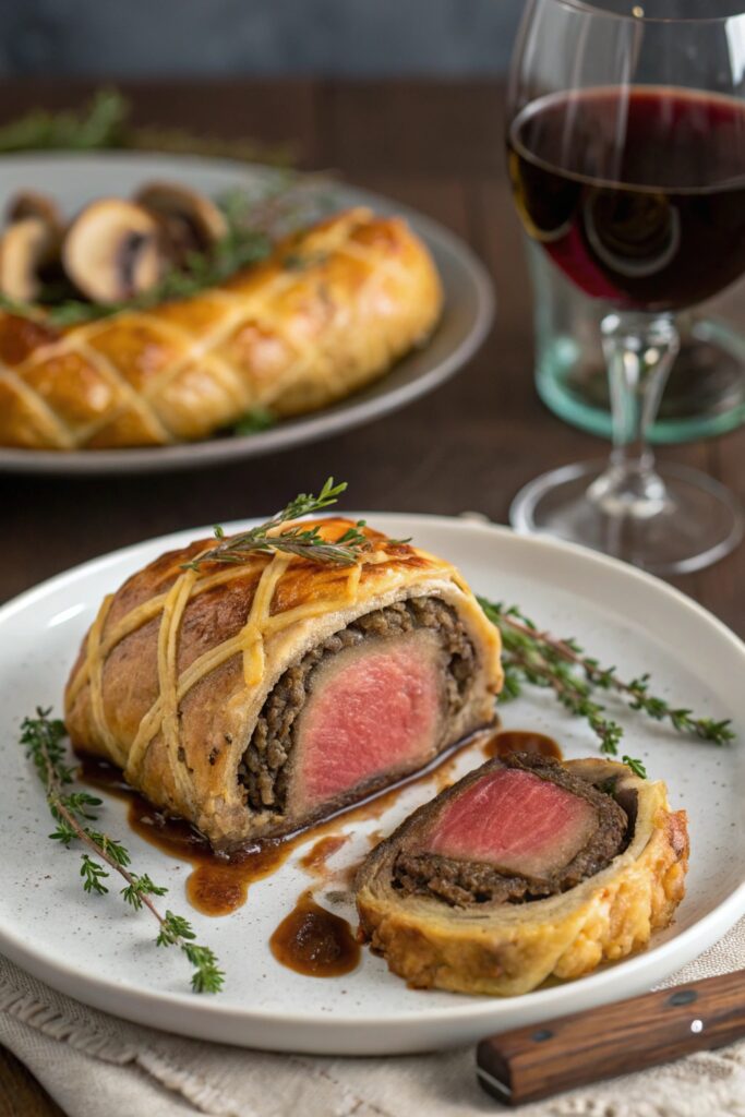 luxurious beef wine delight