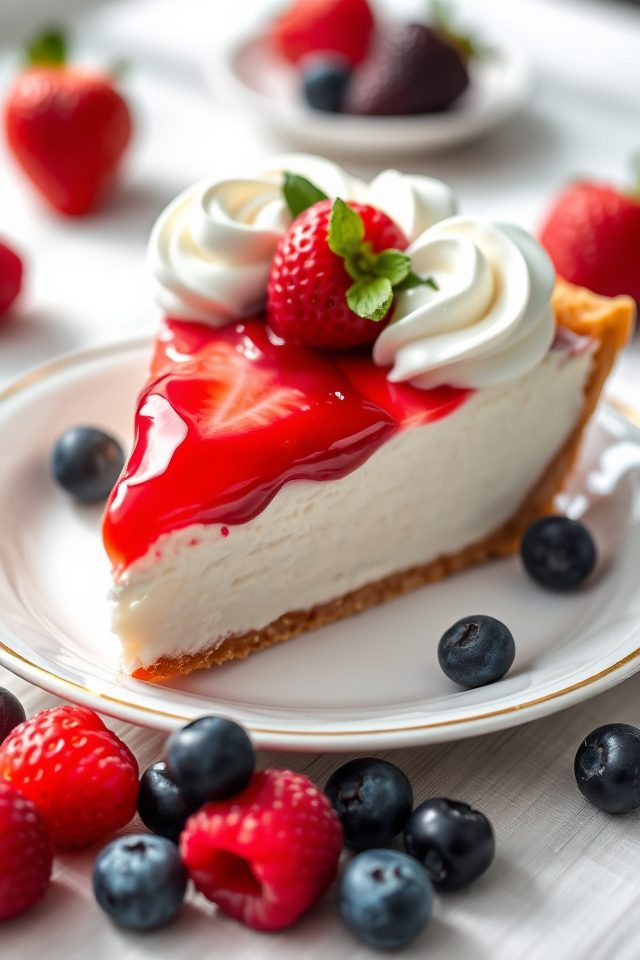 berry cream pie delight